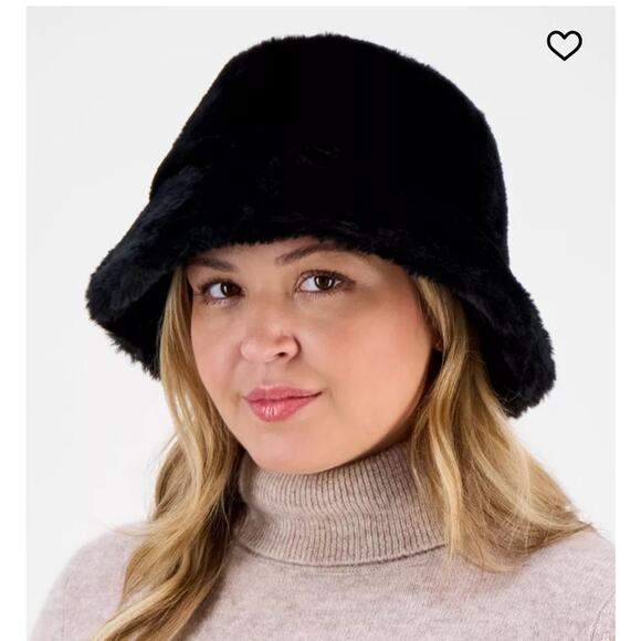 Lola Hats Black Faux Fur Bucket Hat main image 4